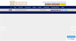Desktop Screenshot of hancockbrokerage.net